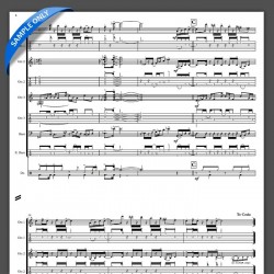 'One For Wayne' - Full Score - Page 3