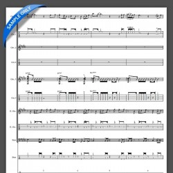 'Funky Fresh' - Score Page 3