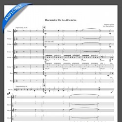 'Recuerdos De La Alhambra' - Francisco Tarrega, Arr. by Murray Mason