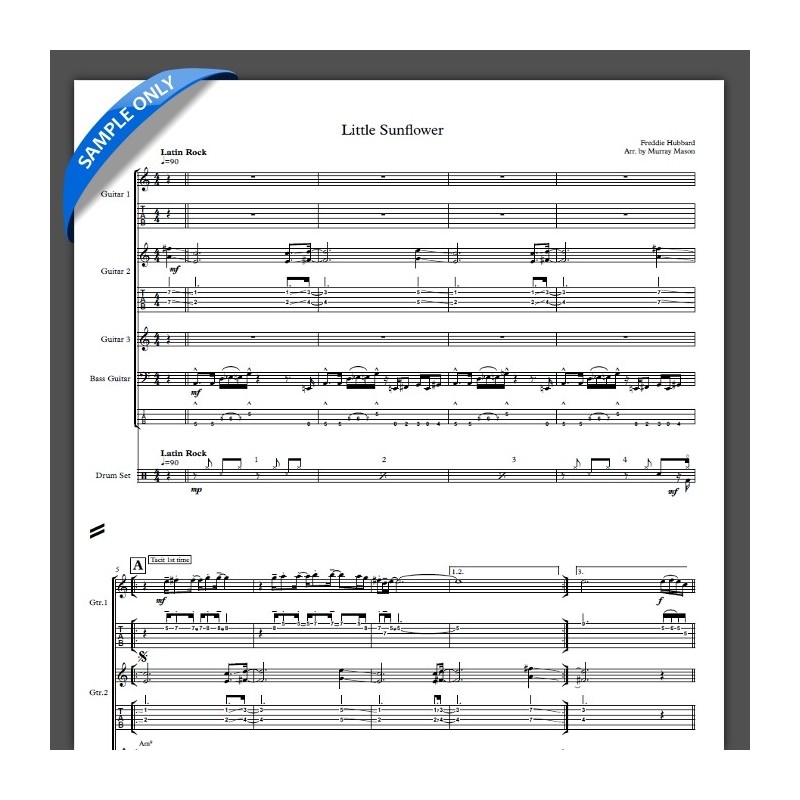 'Little Sunflower' - Score