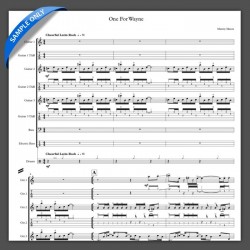 'One For Wayne' - Full Score Page 1